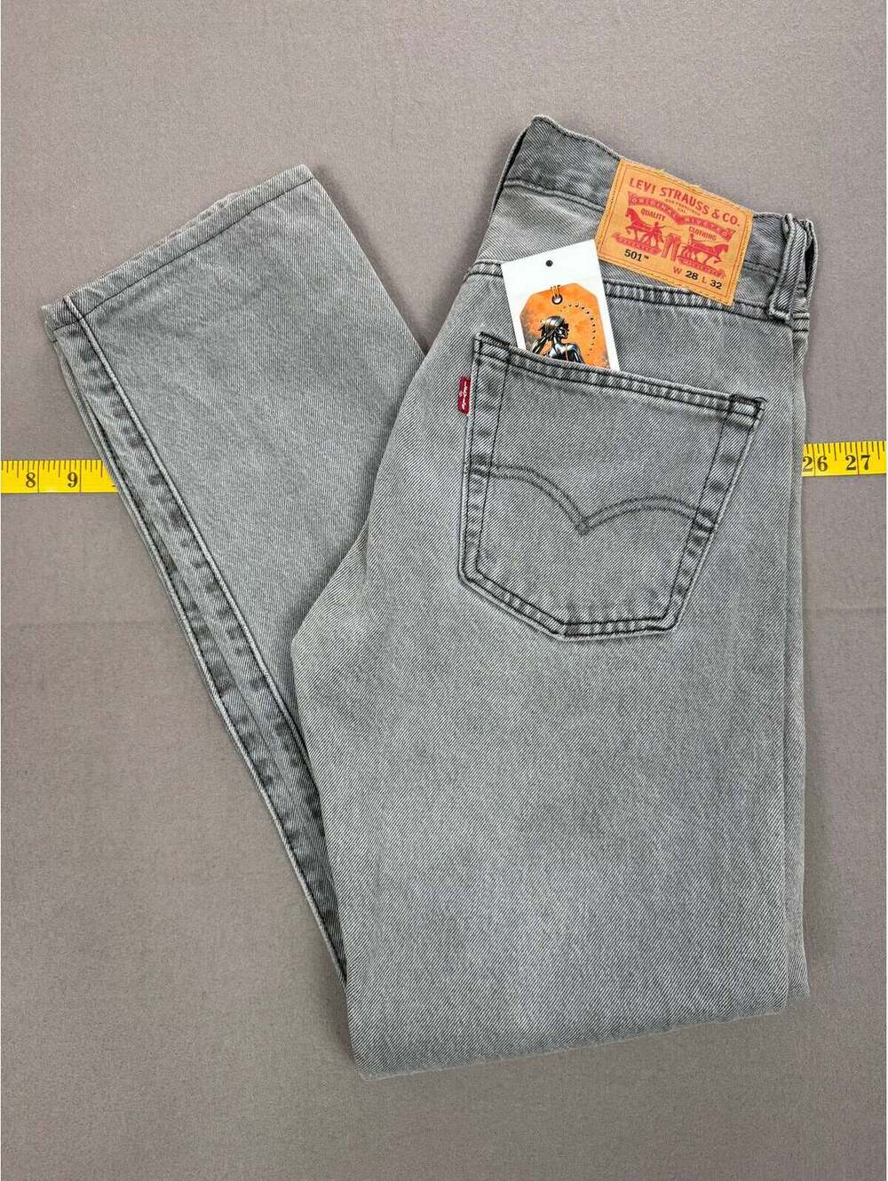 Levi’s 501 Light Grey Denim Jeans